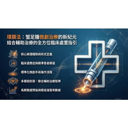 環鑽法蟹足腫微創治療新紀元：結合輔助治療的全方位臨床處置指引