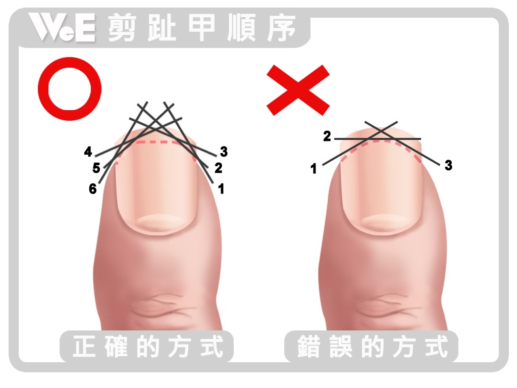 修剪指甲_順序