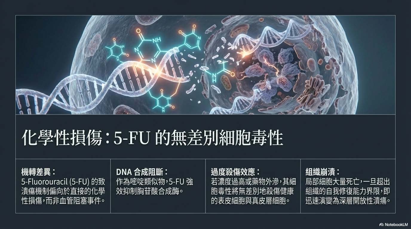 5-FU 的無差別細胞毒性機制